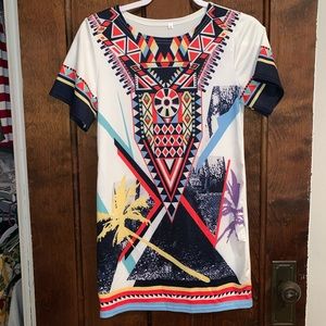 Mutlicolor mini dress